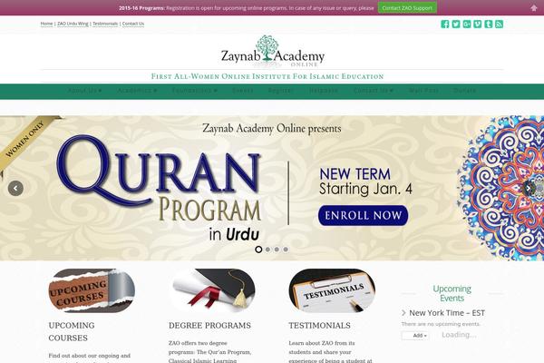 Site using All-in-One Event Calendar plugin