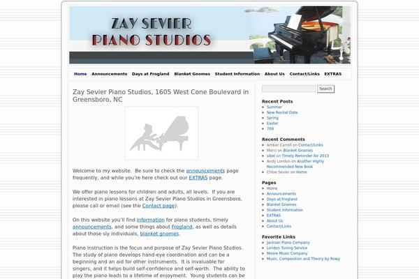Weaver theme site design template sample