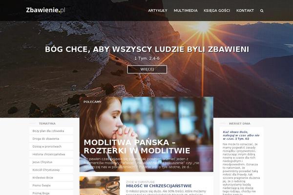 Site using WP Font Awesome plugin