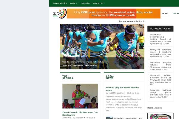 The7 theme site design template sample