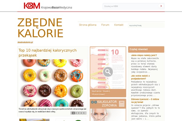 zbednekalorie.pl site used Kbm