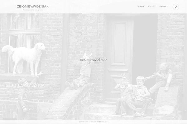 Kinetika theme site design template sample