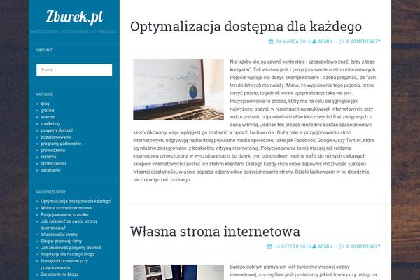 zburek.pl site used Flat-Sky