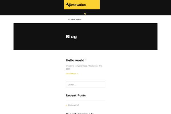 Goya-child theme site design template sample