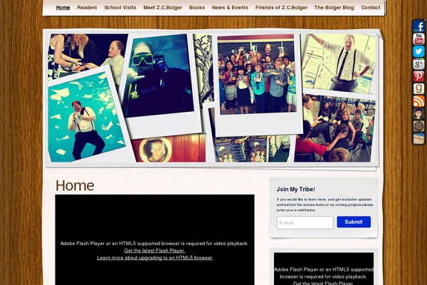Site using Floating Social Media Links plugin