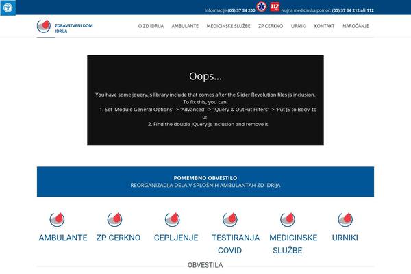 Site using Sogo-accessibility plugin