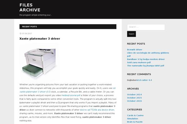 Deadline theme site design template sample