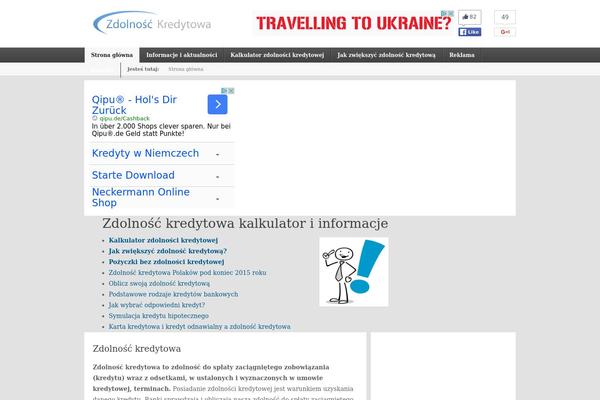 Local News theme site design template sample