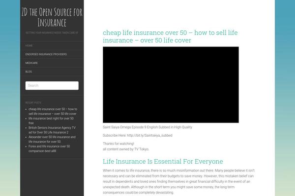 Flat theme site design template sample
