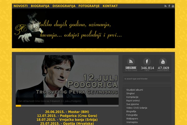 Site using YouTube Channel plugin