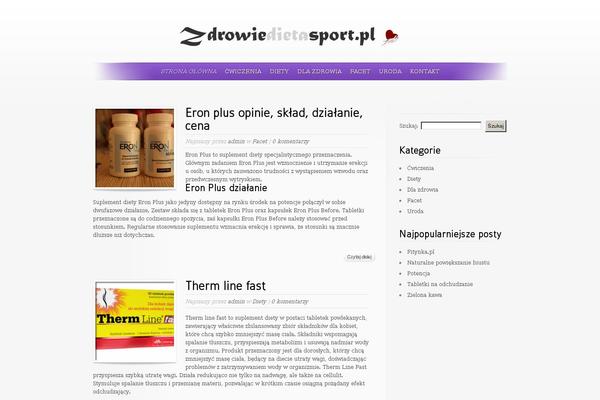 SimplePress theme site design template sample