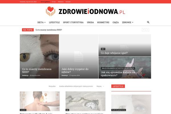 Newspaper theme site design template sample