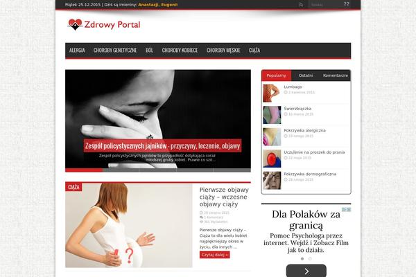 zdrowyportal.pl site used Zdrowyportal