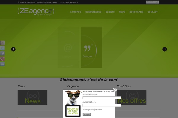 Nimble theme site design template sample