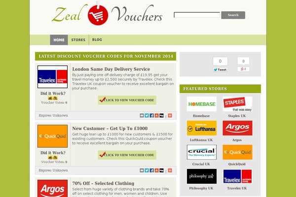 Couponpress theme site design template sample