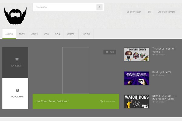 Cube theme site design template sample