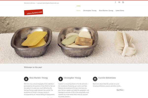 Avada theme site design template sample