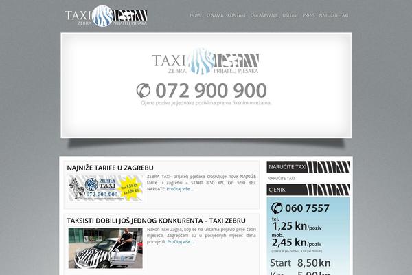 Taxi theme site design template sample
