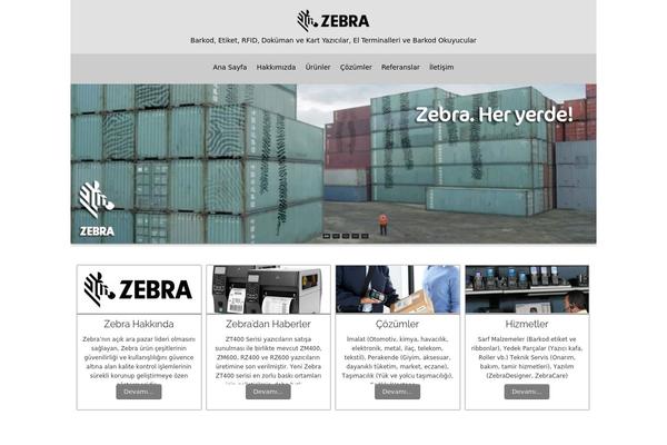 Hathor theme site design template sample