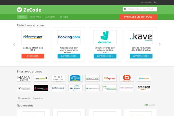 zecode.fr site used Wp-coupon