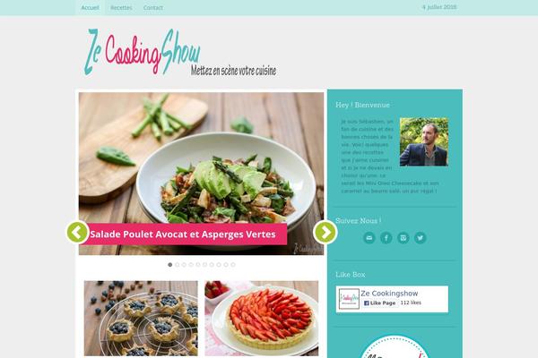 zecookingshow.com site used Crave Theme