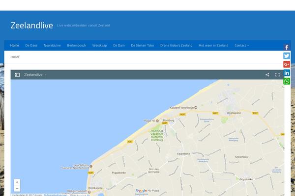 Being Hueman theme site design template sample