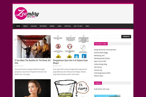 Quadro theme site design template sample