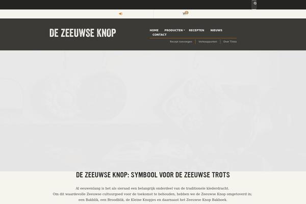 Food-cook-child theme site design template sample