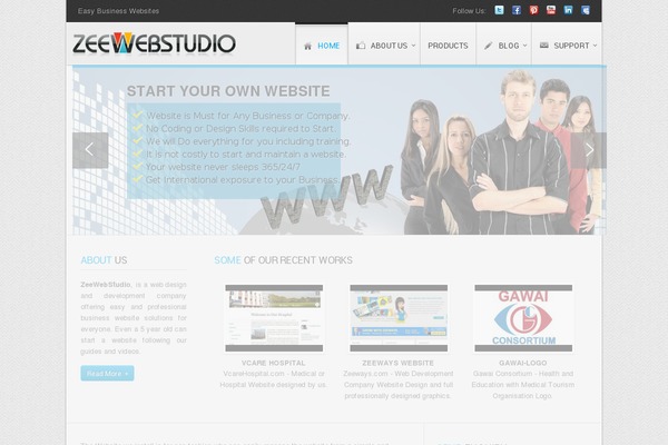 zeewebstudio.com site used Clarion