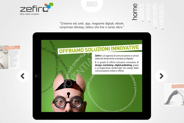 zefiro theme websites examples