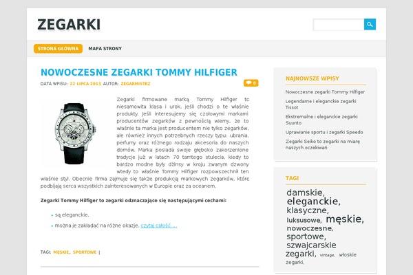 The Bizness theme site design template sample