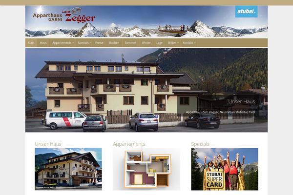 Tempera theme site design template sample