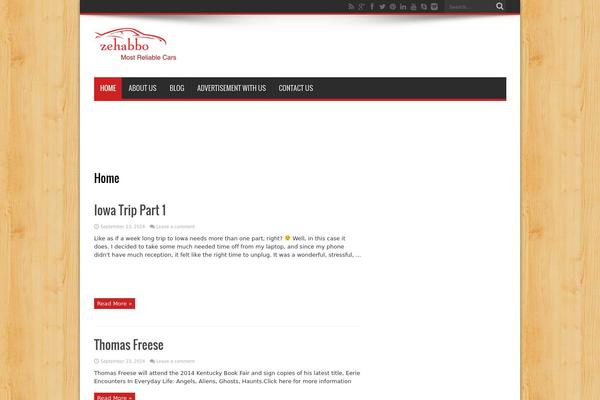 Jarida theme site design template sample