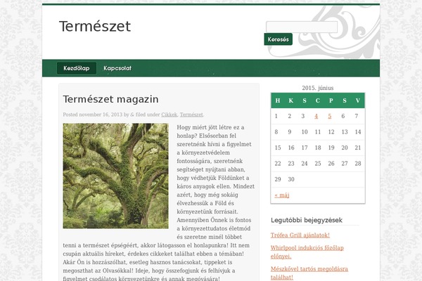 Emerald theme site design template sample