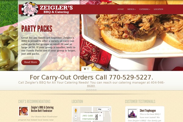 Site using HMS Testimonials plugin