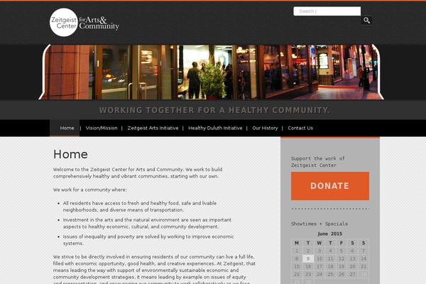 Bones theme site design template sample