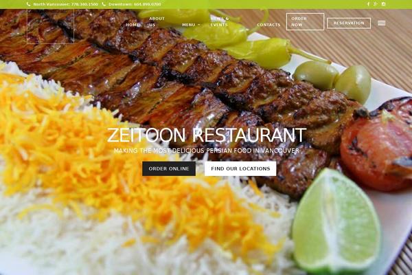 Grandrestaurant-child theme site design template sample