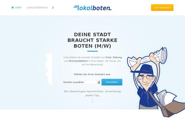 BUILDER theme site design template sample