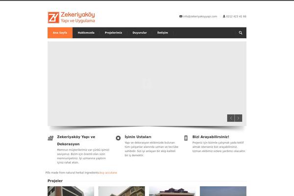 Centum theme site design template sample