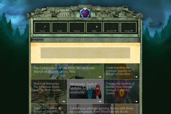 zeldaeternity.com site used Temple