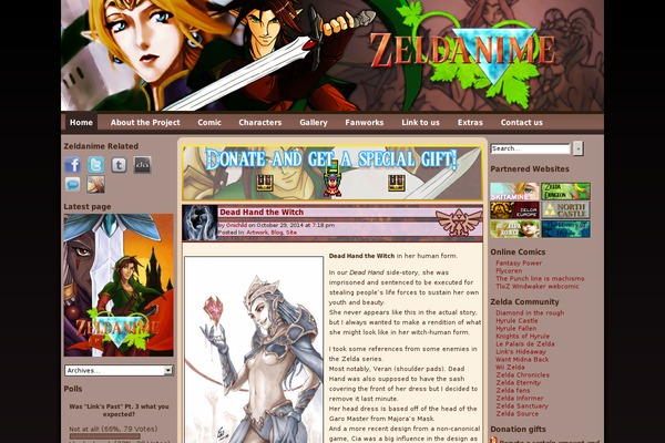 zeldanime.com site used Kale