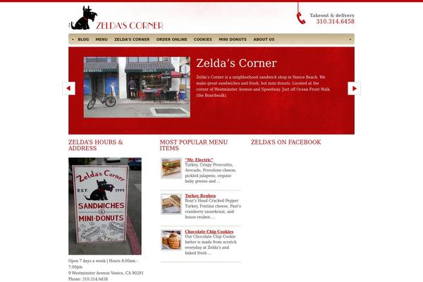 Restaurant theme site design template sample