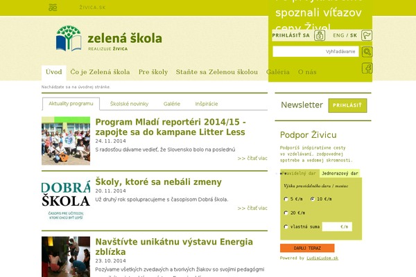 WordPress website example screenshot