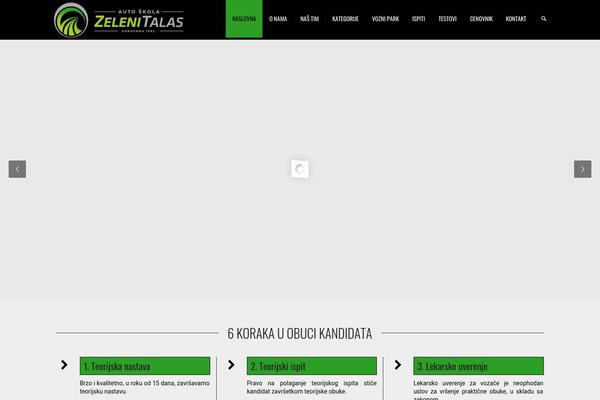 Site using Content Cards plugin