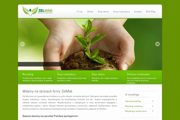 Ecobiz theme site design template sample