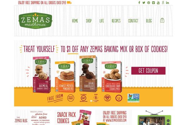 Customify theme site design template sample
