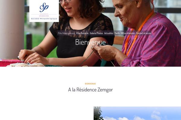 zemgor.com site used Children-charity