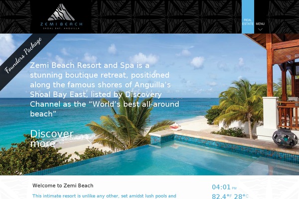 zemibeach.com site used Kl-template