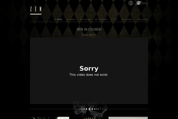 Zen theme site design template sample