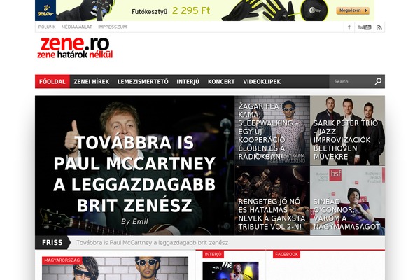 Newspaper theme site design template sample
